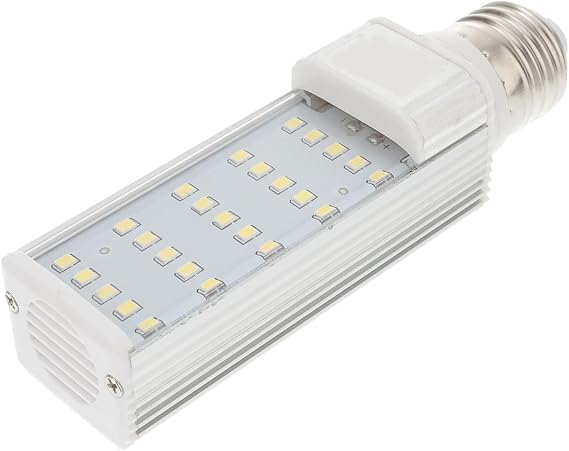 UEETEK E27 5W LED Corn Light Aquarium Lamp 5.11x1.49x1.49 Inches Energy-Efficient for Tropical Fish Tanks & Aquatic Plant Growth for Freshwater Aquariums