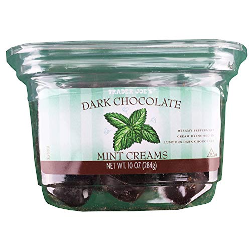 Trader Joes Dark Chocolate Mint Creams No Artificial Colors or Flavors No Preservatives