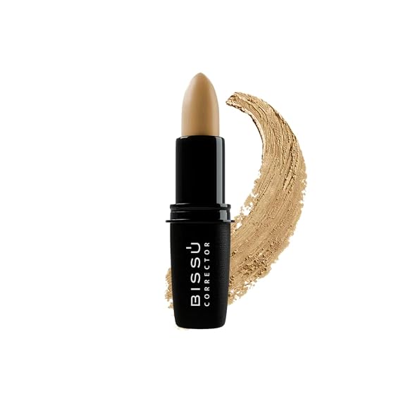 Bissu Stick Correcting Concealer - 15 Versatil Shades, Natural Finish, Contouring, Highlighting, Easy Application, 4,7 grms (Gold Beige, Stick)