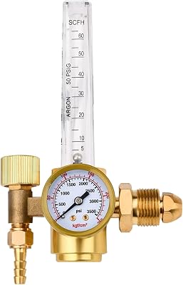SUSEMSE CO2 Flow Meter Copper Welding Regulator Gas Valve TIG MIG Welding Accessory CGA580