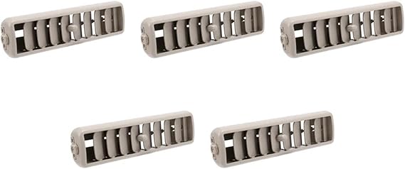 5X Beige Car Roof Top Side Air Conditioning Vent Outlet A/C Panel Grille Cover, Compatible for Mitsubishi Pajero V93 V97