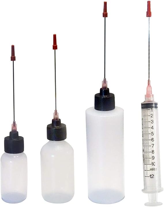 Liberty Products Plastic Squeeze Bottles 1oz, 2oz, 4oz, and 10ml all with 2" Stainless Applicators