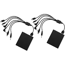 SOLUSTRE 2pcs External Battery Box for Safe Backup Power Supply Easy Replacement Emergency Power Supply for Safes and Security Devices Connector Design