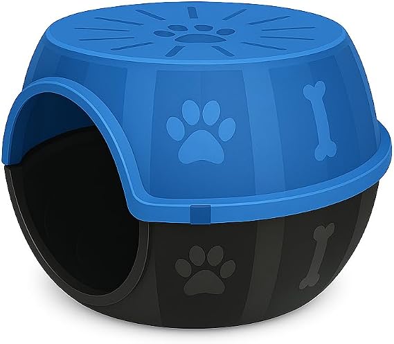 Cat Cave - Cozy Cat Bed Cave for Relaxation, Durable Plastic Cat Houses for Indoor Cats, Modern Design, Easy to Clean, Loved by Cats, Large 12.5" H x 20" L x 15.3" W.