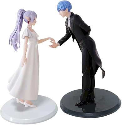 Frieren Figure Anime Frieren Action Figure, 17 Scale White Dress Edition, Manga Character Figurine Model PVC Desktop Decoration Statue Collectible Gifts