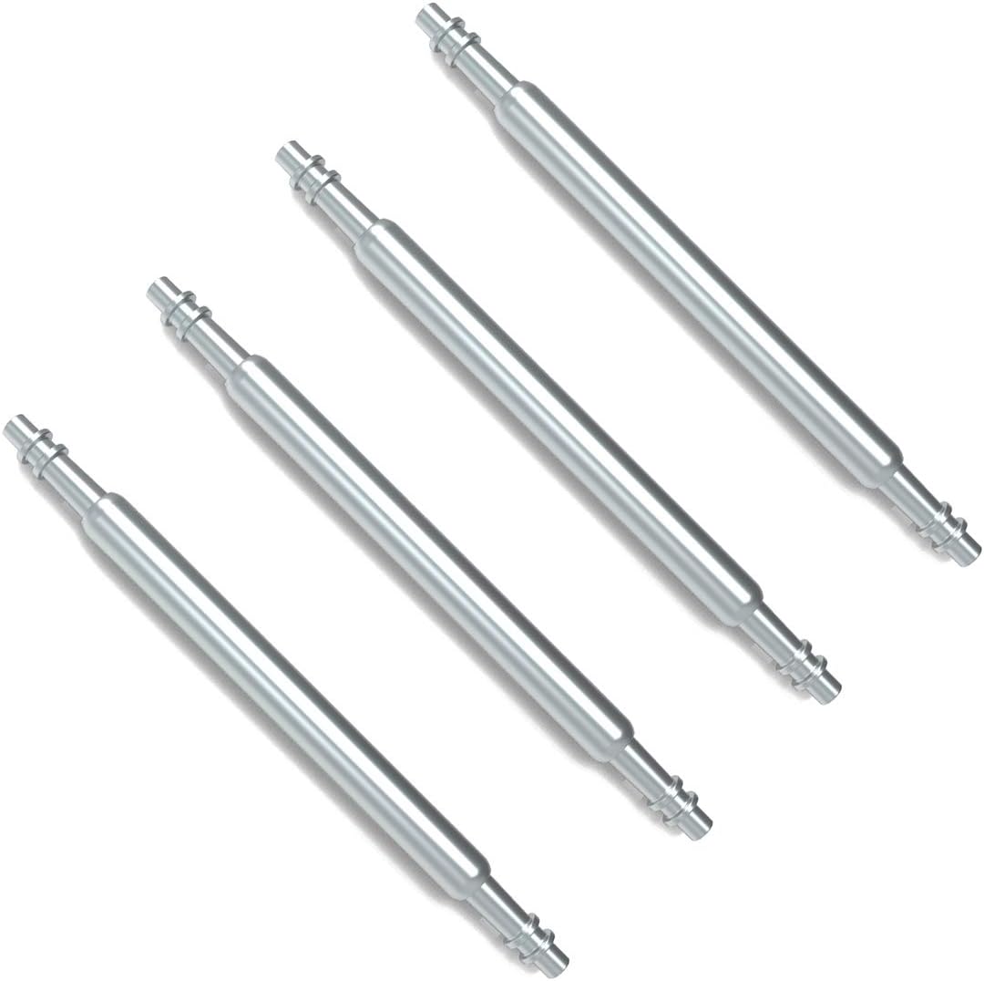 Wellfit Watch Pins – 4 Pack Stainless Steel Watch Band Pins - Choice of Widths Spring Bar - 1.5mm Diameter