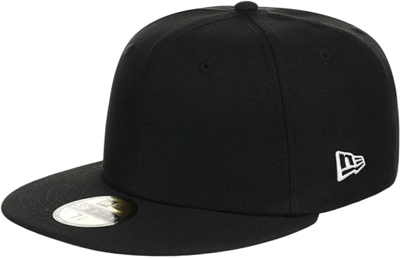 New Era Blank Custom 59FIFTY Fitted Flat Bill Cap