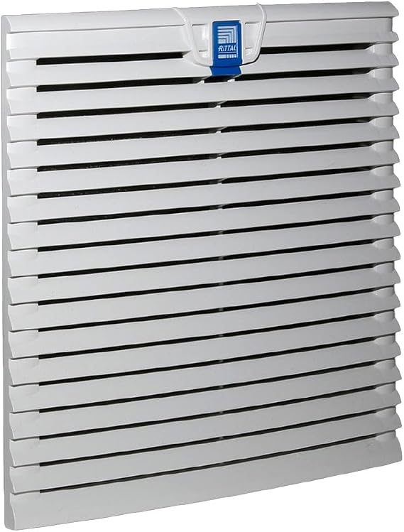 Rittal 3243.200, Outlet Vent, Passive Enclosure Cooling, 12.7" Height x 12.7" Width x 0.98" Depth