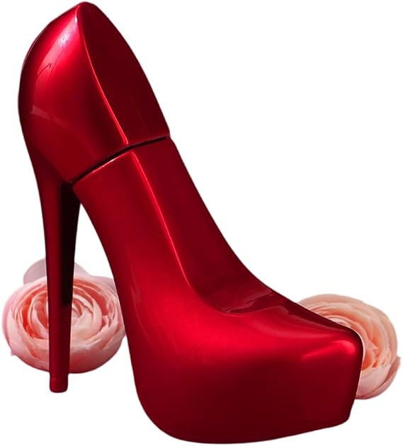 High Heels Shoe Shape Red High-Heeled Shoes Perfume for Women - 30ML Rose Floral Fruity Scent, Long Lasting Natural Fragrance