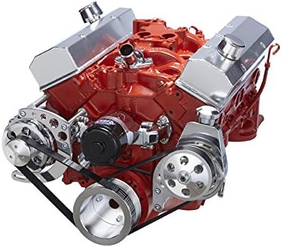Chevy Small Bock Serpentine Conversion - Power Steering Applications with Electric Water Pump