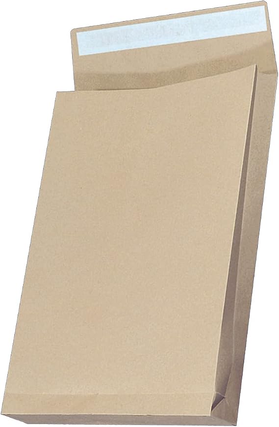 Envelope RND with Silicone-Coated Self-Adhesive Office Products HK B4 250x353mm 130gsm 25pcs Brown/Envelopes and Shipment Accessories/Type-with Silicone Tape, RBD/Kind-HK/Colour-Brown