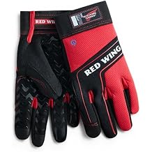 Red Wing Shoes Master Grip Safety Gloves, Full Silicone Palm