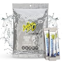 Sqwincher Zero Qwik Stik, Grape, Sugar Free, Low Calorie, Low Sodium Electrolyte Powder Hydration Drink Mix, .11 0z Packet (Pack of 50)
