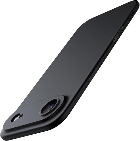 JETech Slim Case for iPhone Air, Black | Camera Lens Protection, Ultra-Thin Matte Finish, Lightweight Minimalist Design