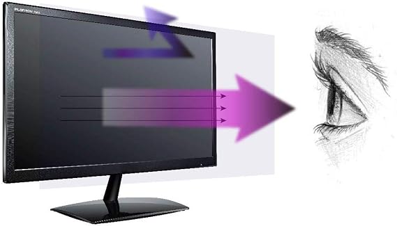 Anti Blue Light Screen Protector (3 Pack) for 20 Inches Widescreen Desktop Monitor. Filter out Blue Light and relieve computer eye strain to help you sleep better