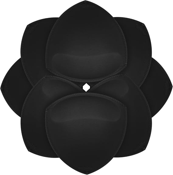 Bra Pads Inserts,Removable Sport Bra Cup Inserts Triangle Breathable Bra Pads for Yoga Bra,Swimsuits,Bikini