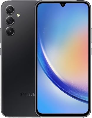 SAMSUNG Galaxy A34 5G  4G LTE 256GB  8GB Unlocked Worldwide Only T-MobileMintMetro USA Market 6.6 120Hz 48MP Triple Camera  25W Wall Charger Awesome Graphite SM-A346MDSN