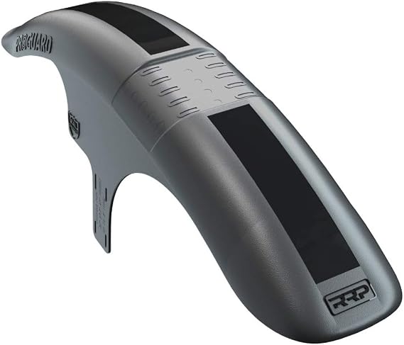 RRP ProGuard Front Mountain Bike Mudguard Black, Standard / Rapid Racer Product MTB Fender Face Mud Spray Muck Dirt Water Pro Guard Shield Trail Enduro Racing Race Downhill Biking Riding Neo