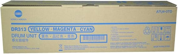 Konica Minolta Genuine A7U40TD DR313 Color Drum Unit CYM for C258 C308 C368 C458 C558 C658