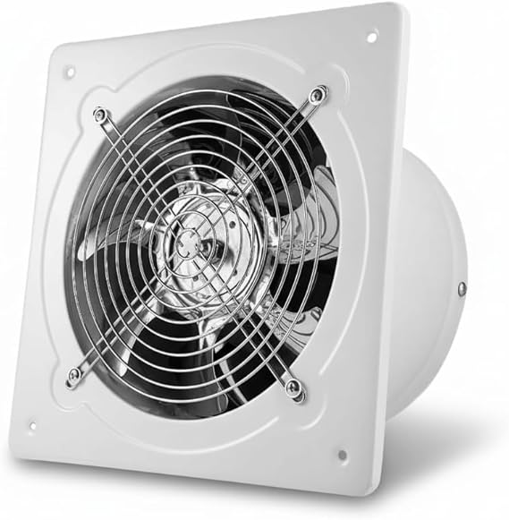 8 Inch Exhaust Fan, Wall Mounted Ventilation Fan Kitchen Exhaust Fan