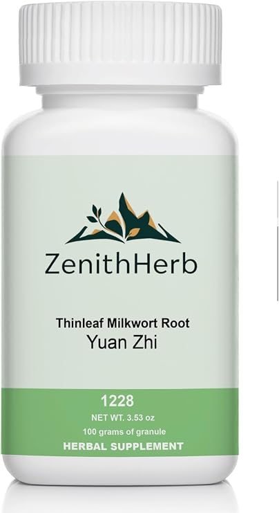 Thinleaf Milkwort Root, Yuan Zhi, Herbal Supplement, Granule Form, 100 Grams/Bottle
