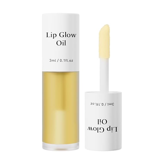 Lip Oil Plumping Hydrating Glossy Tinted Lip Glow Oil Shiny Non Sticky Lip Gloss for Dry Lip (05)