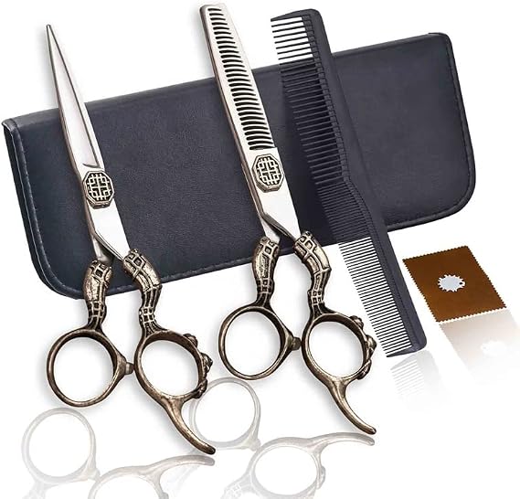 Hair Cutting Scissors, 6 Inch Professional Barber Shears Japanese Steel Vg10 Hairdressing Salon Barber Scissors Set Hair Tools