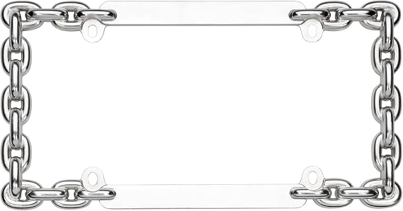 Cruiser Accessories 20530 Chain License Plate Frame, Chrome