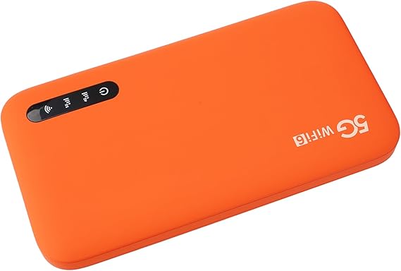 ZJchao 5G Mobile Hotspot High Speed WiFi6 Portable Router 6100mAh Battery for Travel