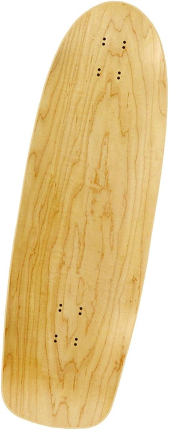 perfk Blank Skateboard Deck Wooden Longboard Deck 7 Ply Maple Construction for Art Painting
