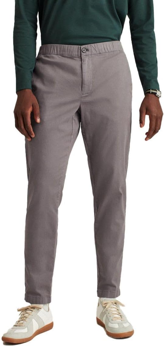 Bonobos Men's 31" Inseam The Off Duty Pants (Steel Grey, Large/31 Inseam)