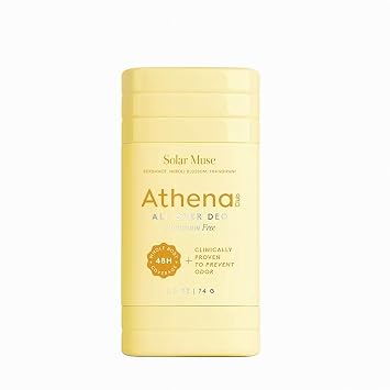 Athena Club All Over Deodorant, 48H Odor Protection, Solar Muse, 2.6 oz (Pack of 1)