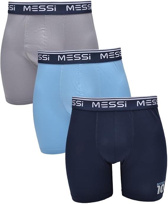 Messi Men's 3pk Stretch Boxer Briefs