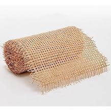 Natural Rattan Cane Pole Wrap Webbing Roll, 14"/16"/18"/20"/24"/36"/40" Width Pre Woven Open Weave Rattan Material, Caning Material Fabric for Furniture, Chair, Cabinet, Ceiling, DIY Projects ( Size :
