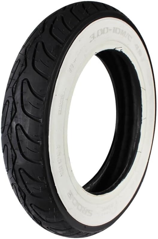 Prima Tire (Whitewall, 3.0 x 10); Genuine Bud 50, Buddy Kick Y Y