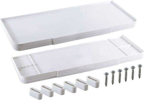 EZ-FLO 40271 Universal Toilet Tank Replacement Cover, White