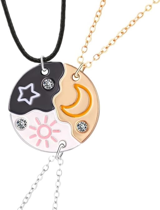 Friendship Necklace,Bff Best Friend Necklaces Set Birthday Jewelry Gifts