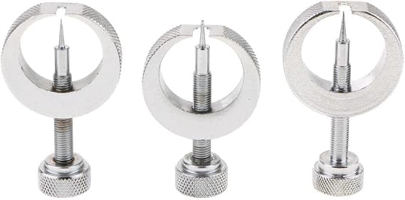 misppro 3 Pcs/Set Needle Point Puller for Pressure Gauge, All Metal Design Needle Holders Gauge Indicator, Caliper Head Removal Repair Tool for Gauge Indicator, 0.7/1/1.2mm