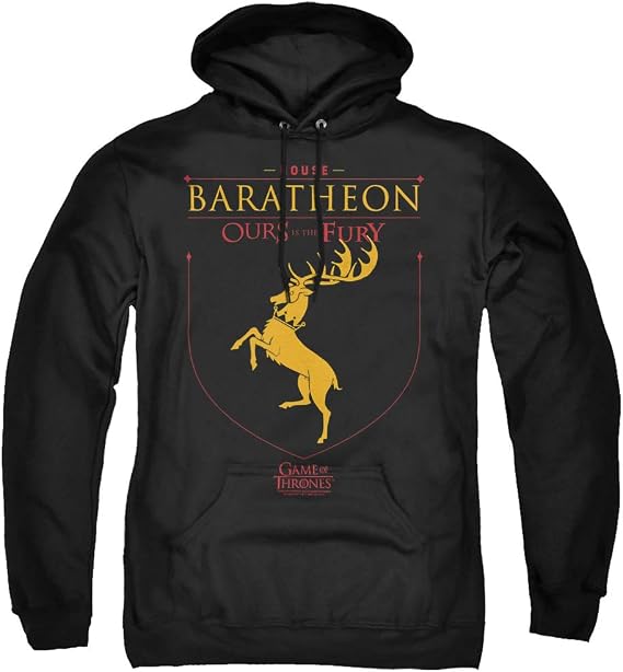 LOGOVISION Game of Thrones House Targaryen Sigil Unisex Adult Pull-Over Hoodie