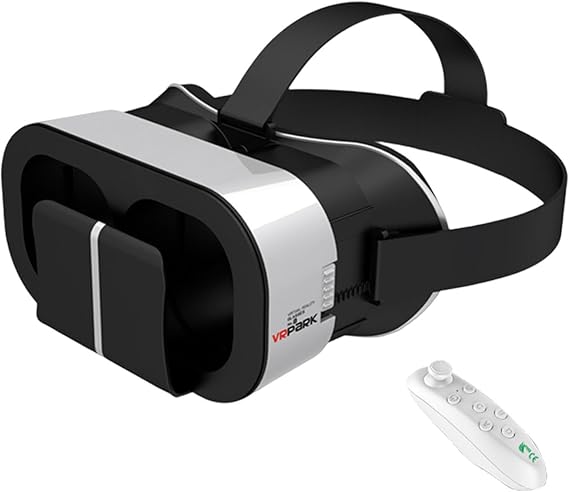 Phone VR Headset - VR Goggles, Scalable 3D VR Glasses Headset for Virtual Reality Mobile Phone | VR Glasses 5th Generation, 3D Smart Panoramic Glasses Virtual Reality All-in-One 4K