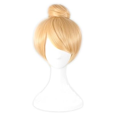 Cosplay Wig Synthetic Wigs Heat Resistant For Women Blonde 12 Short Straight Hair