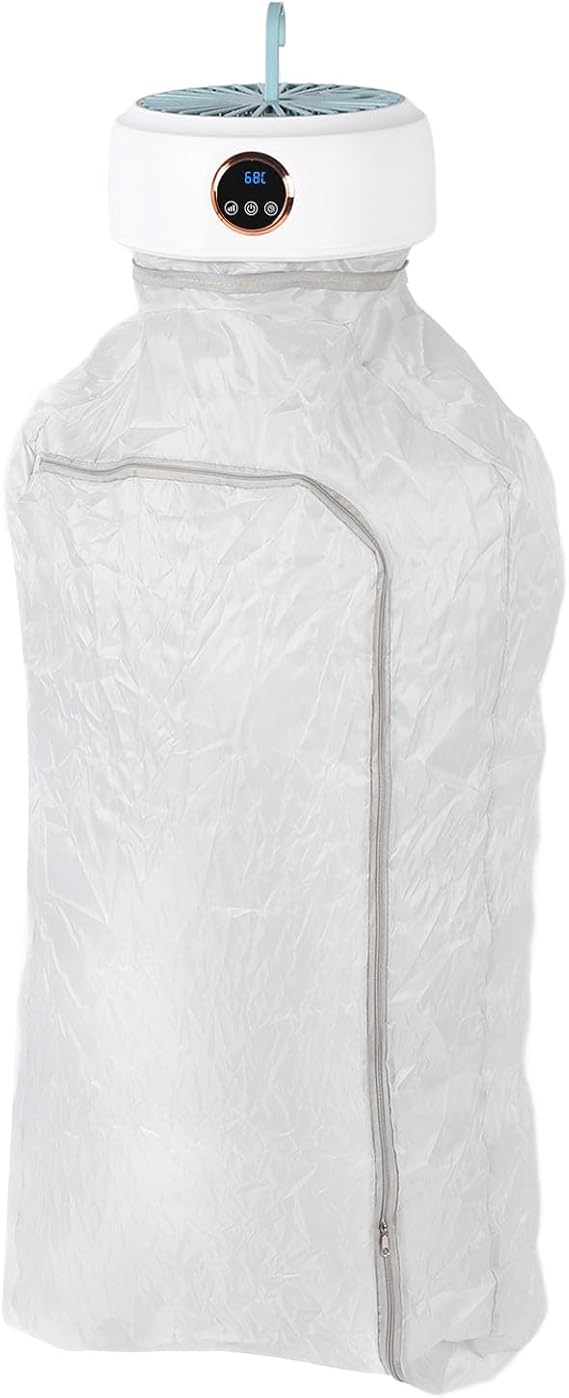 Portable Clothes Dryer - Foldable Mini Laundry Dryer with Dry Bag, Compact Electric Drying Machine for Quick Drying at Home, Travel, and RV Use (US Plug)