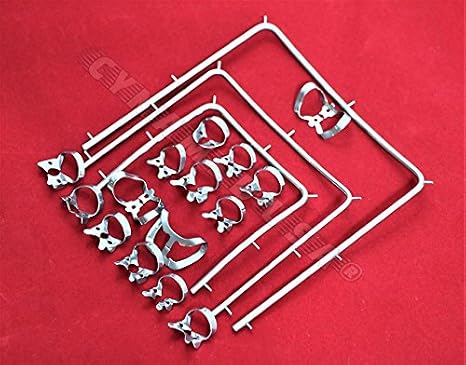 Starter Rubber Dam Kit of 18 Dental Instruments -German Grade