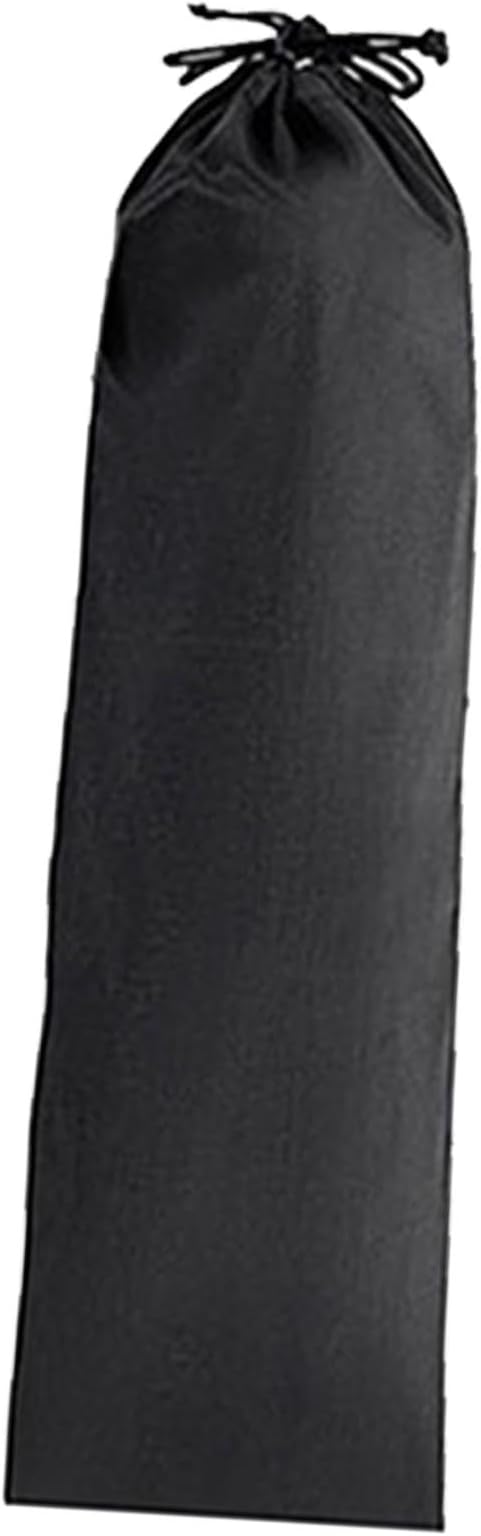Storage Bag Nylon Drawstring Bags for Other Equipment Tripods Trekking Poles 15x60cm,Black