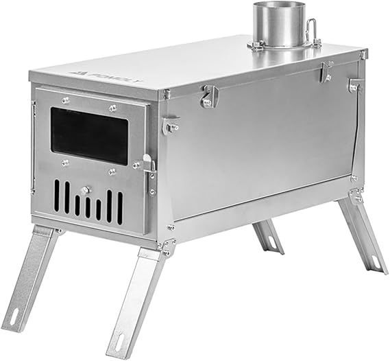 POMOLY GT Ultra Ultralight Fastfold Titanium Wood Stove Camping Tent Stove
