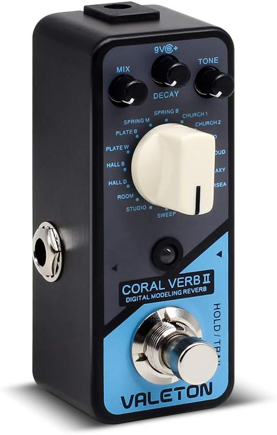 VALETON Coral Verb II Digital Reverb Guitar Effects Pedal