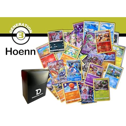 Hoenn Generation 3 Pokemon Compatible TCG Random Assortment Bundle ||  Ultra Rare  20 Random Cards  Dan123yal Deck Box