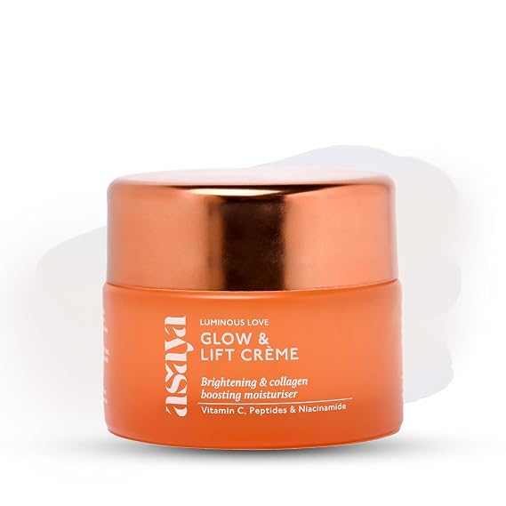 Vitamin C Moisturizer | Hydrating & Brightening Face Cream | With Niacinamide, Peptides & Hyaluronic Acid | Boosts Collagen, Firms Skin & Reduces Fine Lines | 50g