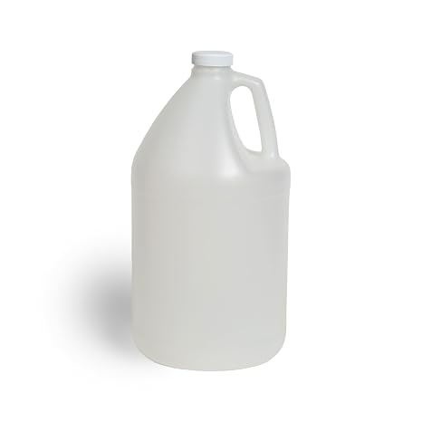 FastRack 1-Pack 1 Gallon Water Bottle Plastic Jug Container with Lid | White Food Grade Gallon Water Jug, BPA-Free, Leak-Proof Pitcher With Lid Fermentation, Brewing, Storage & More