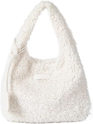 Furry Purses for Women Mini Fuzzy Clutch Purse Cute Fluffy Hobo Handbag Trendy Plush Tote for Autumn and Winter 2026